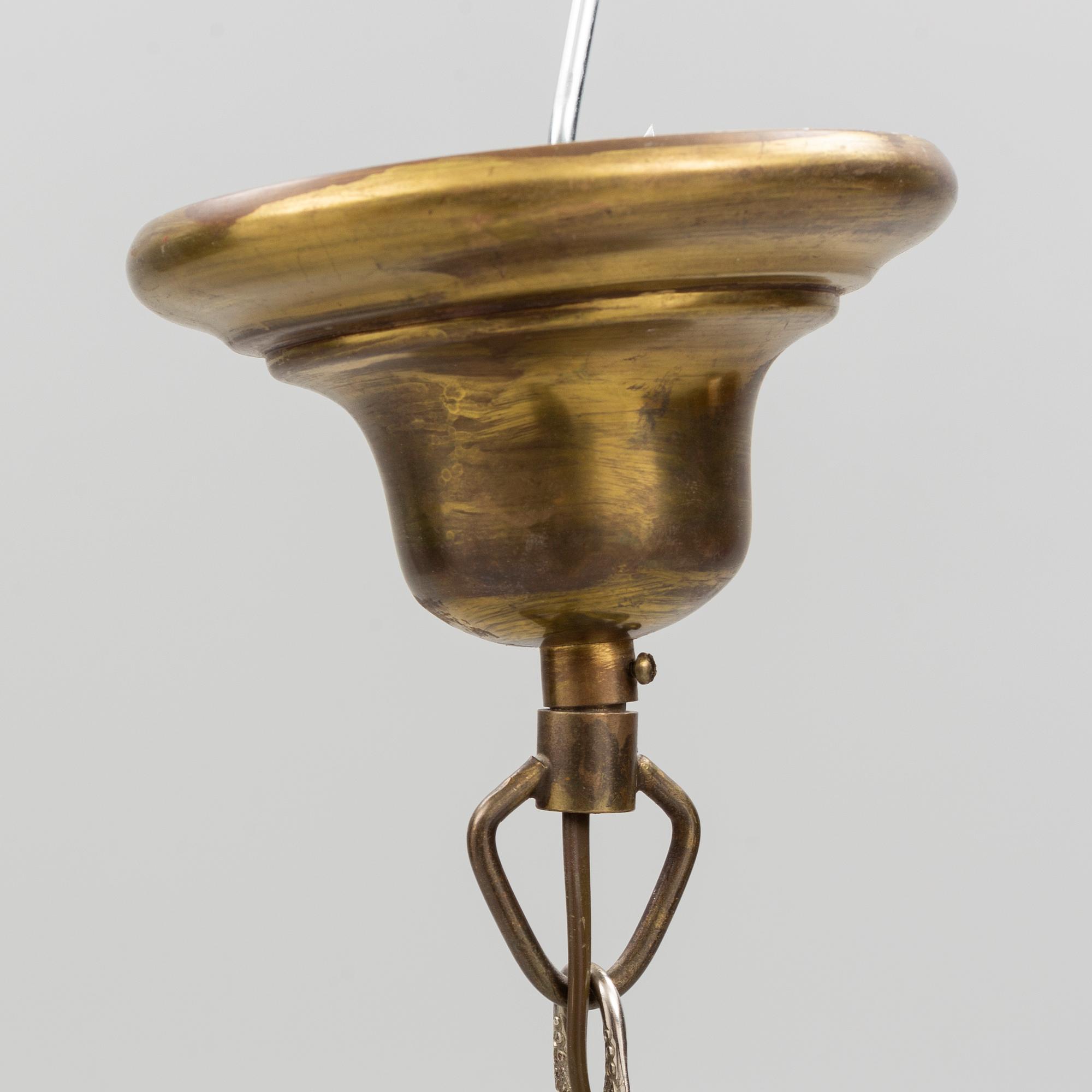 A Rococo style chandelier, first half of the 20th Century.