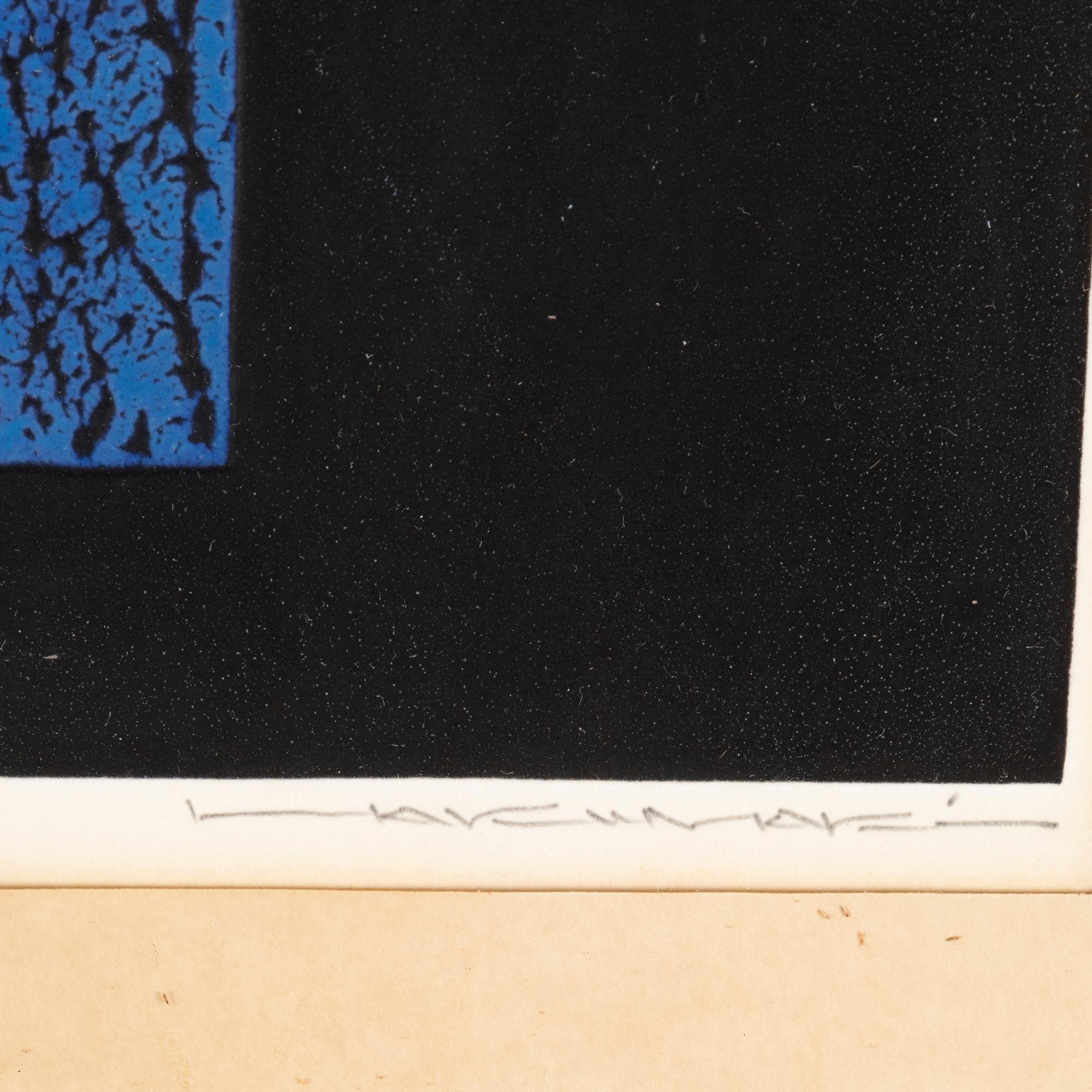 Haku Maki, a woodblock print in colours, signed 35/105.