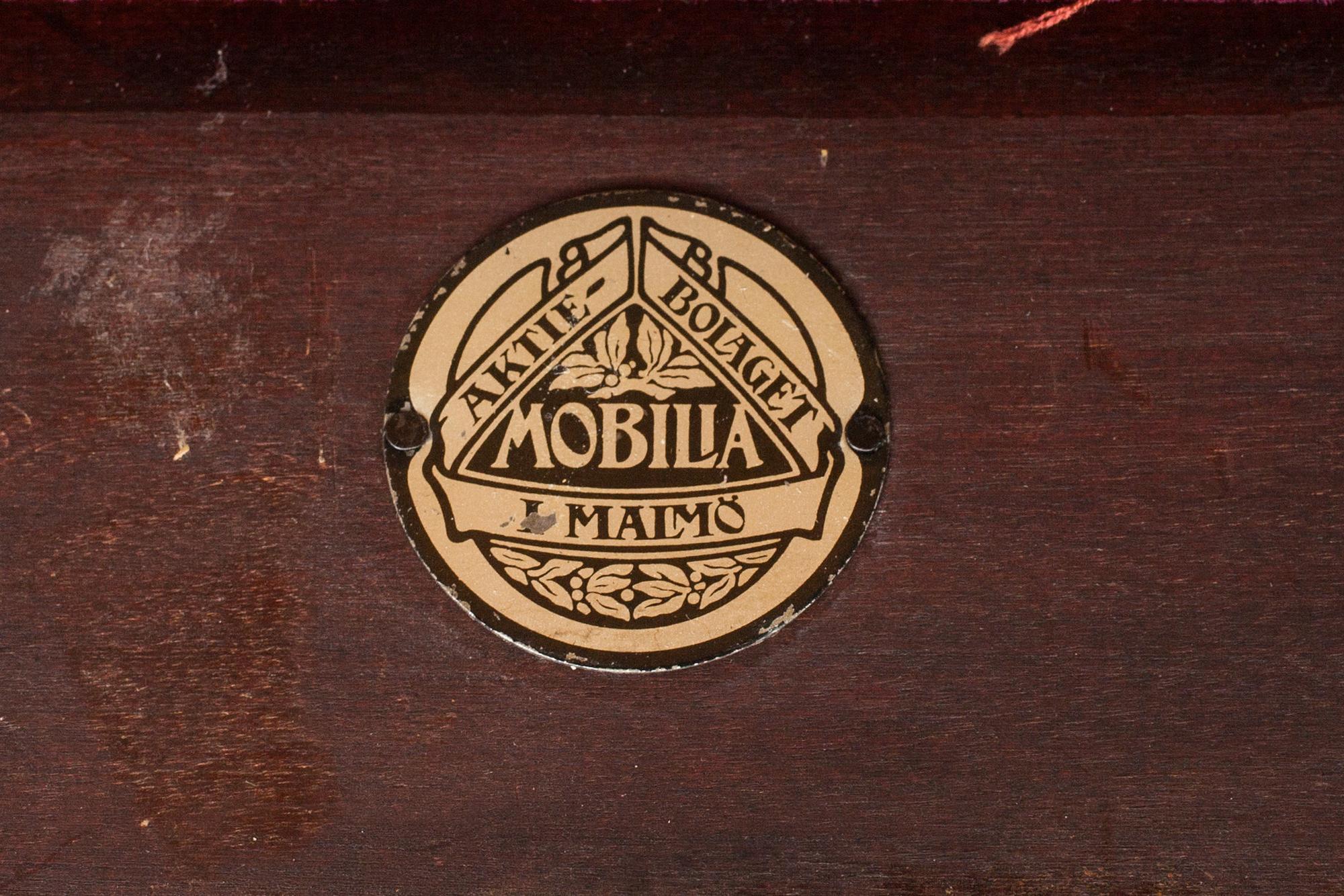 STOLAR, 4 st, Queen Anne-stil. Märkta Mobilia, Malmö.