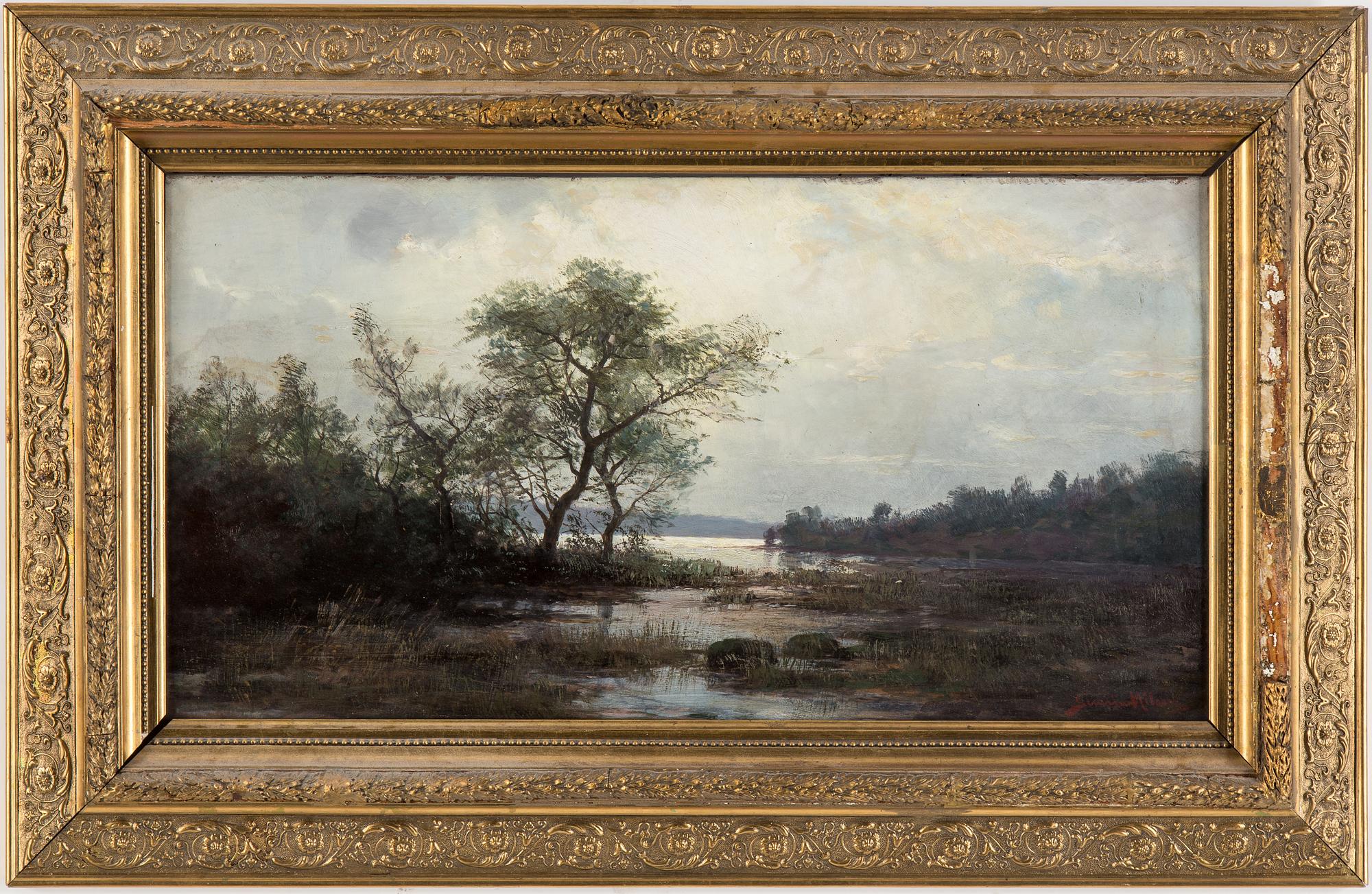SEVERIN NILSON, oil on panel, signed Severin Nilson.