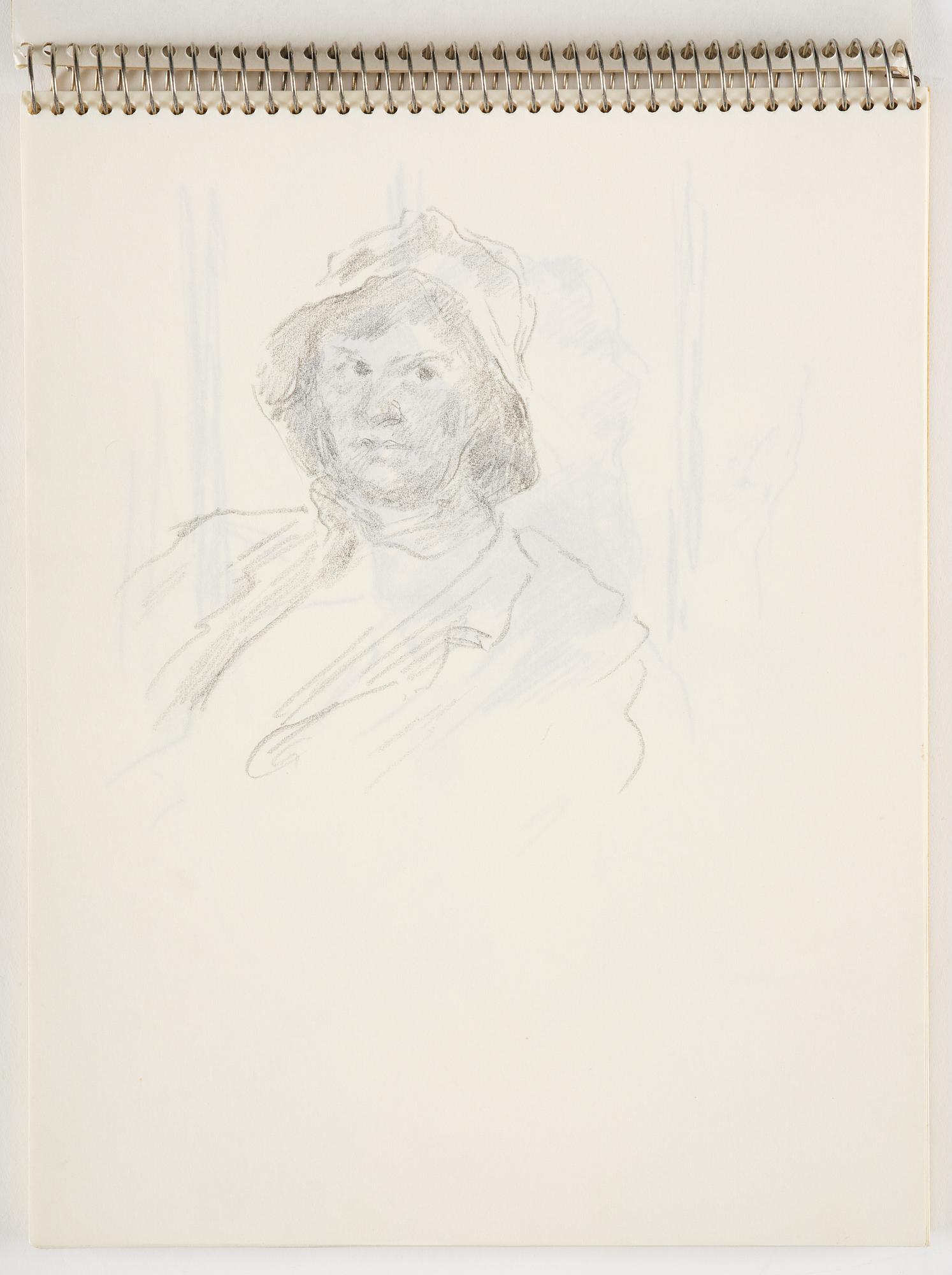 Lotte Laserstein, Sketchbook with approximately 42 drawings, of which 1 is signed.