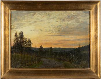 Edvard Rosenberg, Twilight Landscape.