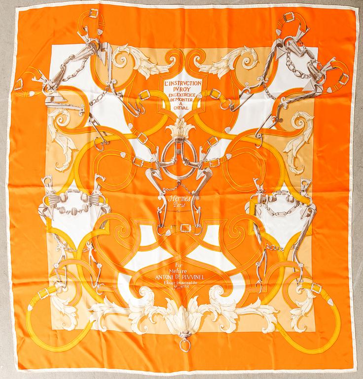 Hermès scarf "The Instruction of the King, in the Art of Horse Riding".