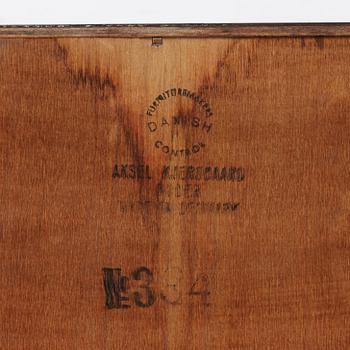 AKSEL KJERSGAARD, hallmöbel och spegel, Odder, Danmark, 1950-/60-tal.