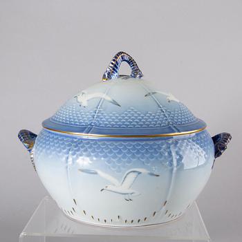 SERVIS 72 dlr Blå Måsen Bing & Gröndahl Danmark 1900-talets senare del porslin.