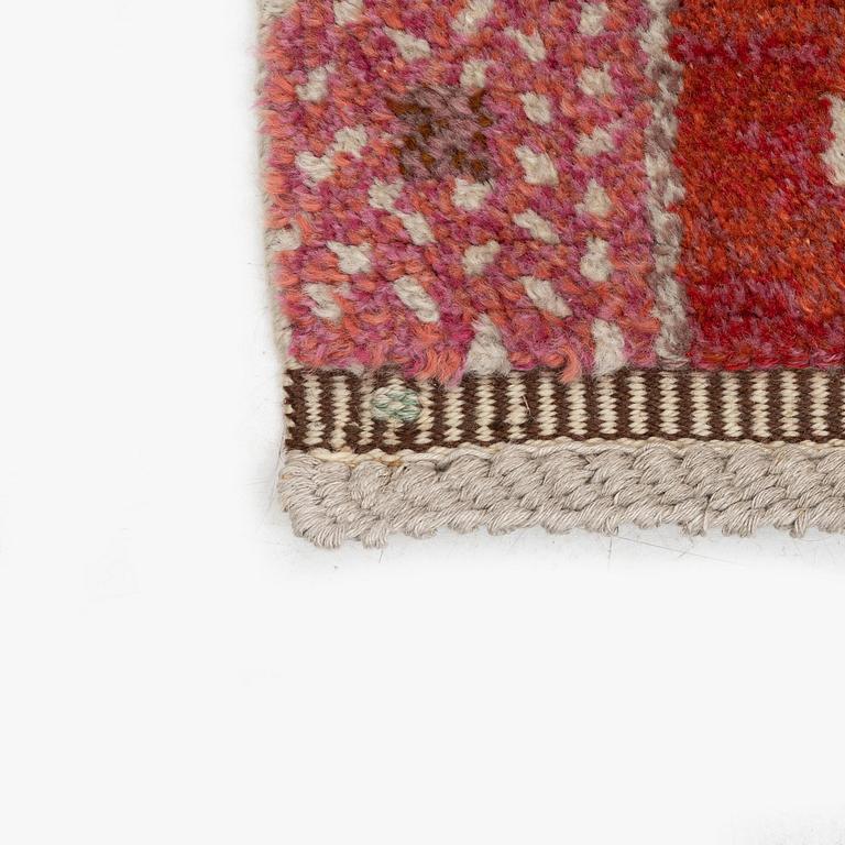 Marianne Richter, matta, "Mosaik", flossa, ca 220 x 138 cm, signerad AB MMF MR.