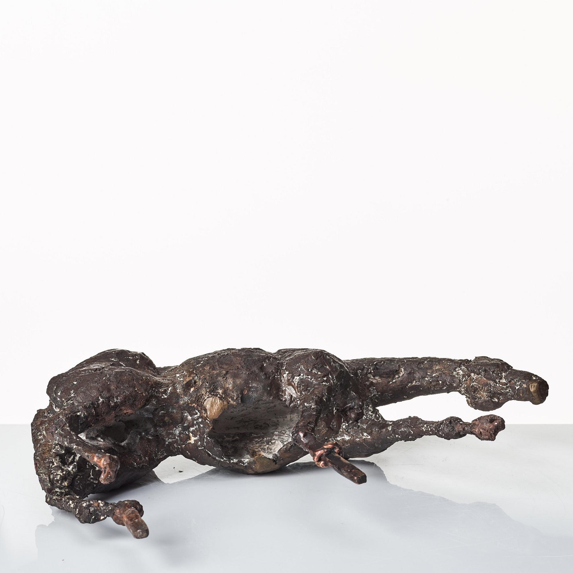 Unknown artist 20th century, sculpture. Unsigned. Bronze, length 38 cm.