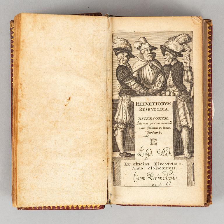 Elzevirs 1627, 1633 (Switzerland, The Alps) (2 vol).