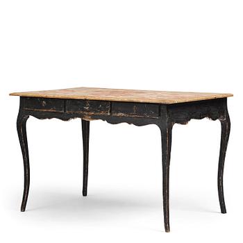 227. A Swedish rococo desk, Stockholm, later part 18th century.