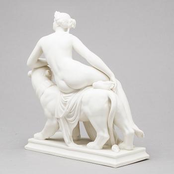 A PARIAN FIGURIN "ARIADNE" AFTER J H DANECKER GUSTAVSBERG 1926. SWEDEN.