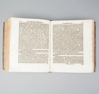 JOHANN JACOB RAMBACH, "...evangelische Betrachtungen über die..." Trycket hos Halle, Berlegung des Waisenhauses, 1742.