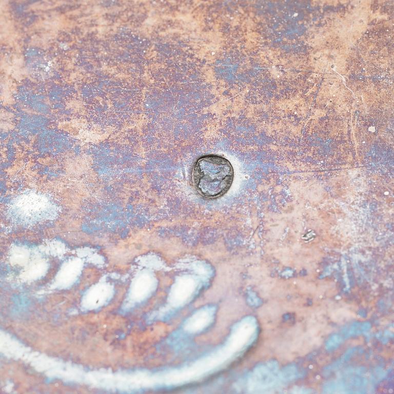 SALVER, silver. Robert Gray & Sons, Glasgow 1823. Vikt ca 1800 g.