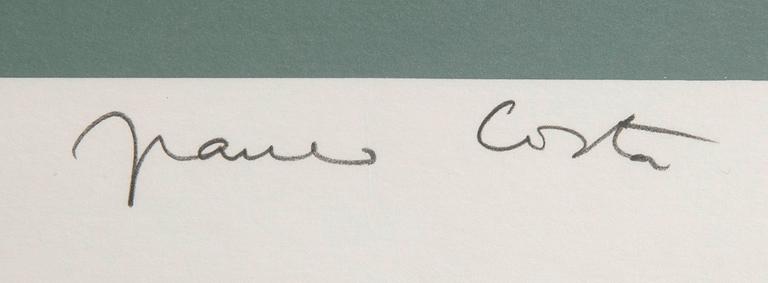 Franco Costa, litografi signerad och numrerad 174/250.