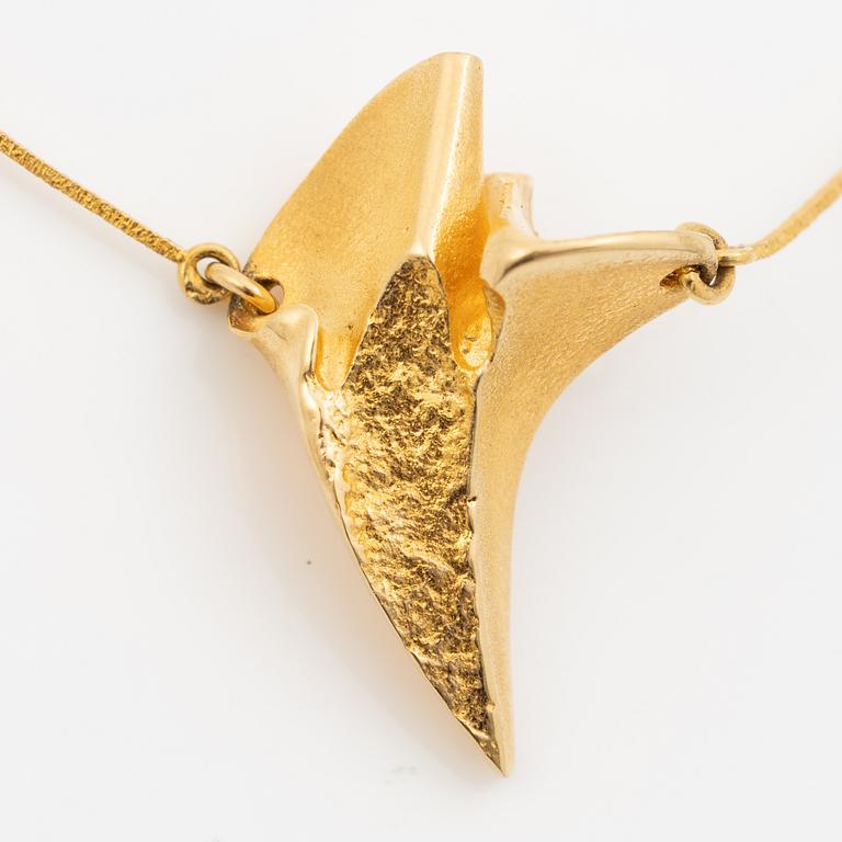 Lapponia, necklace, 18K gold, Finland 1977.