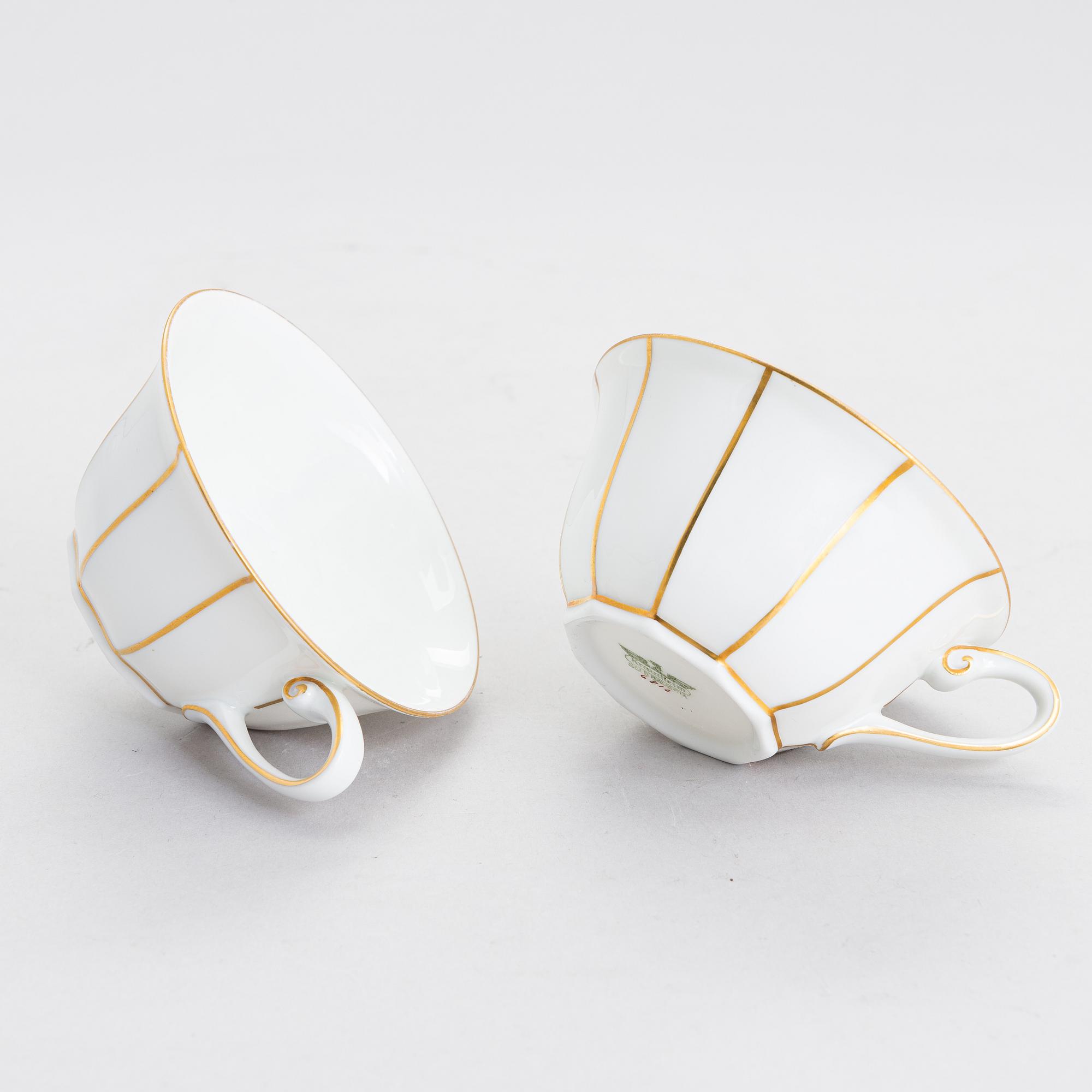 Teeastiasto, 21 kpl, posliini, Baijeri, Saksa.