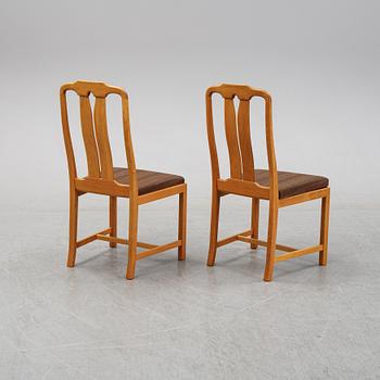 Carl Malmsten, matsalsgrupp, 7 delar, "Ambassadör", Åfors Möbelfabrik.