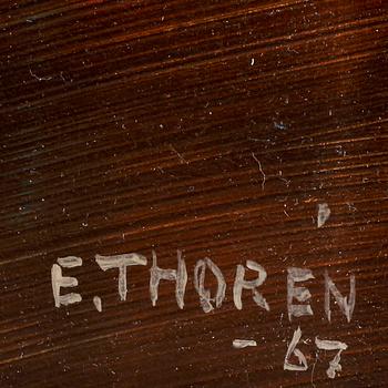 ESAIAS THORÉN, olja på pannå, signerad och daterad -67.