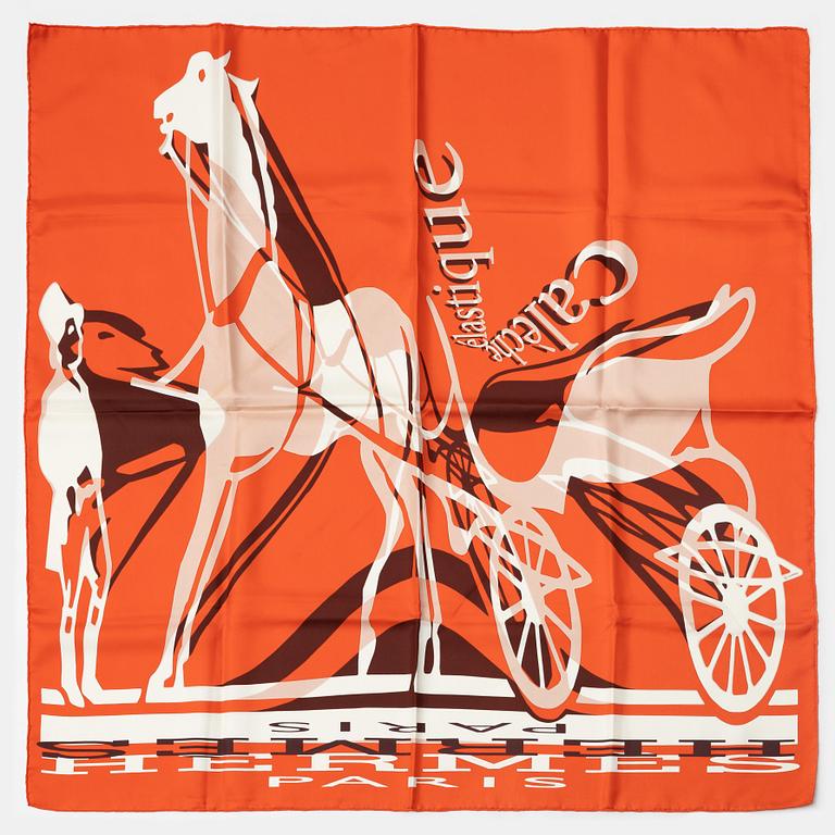 Hermès, scarf, "Caleche Elastique".