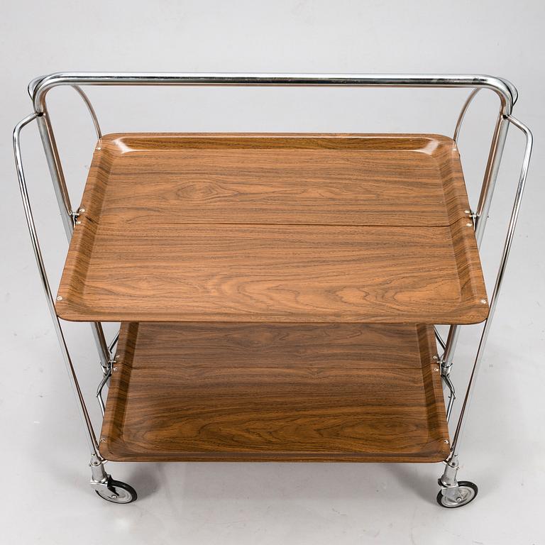 A mid 20th century tea trolley.