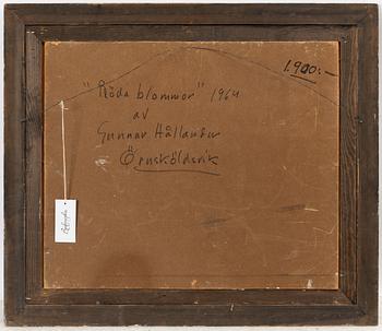 Gunnar Hållander, "Röda blommor".