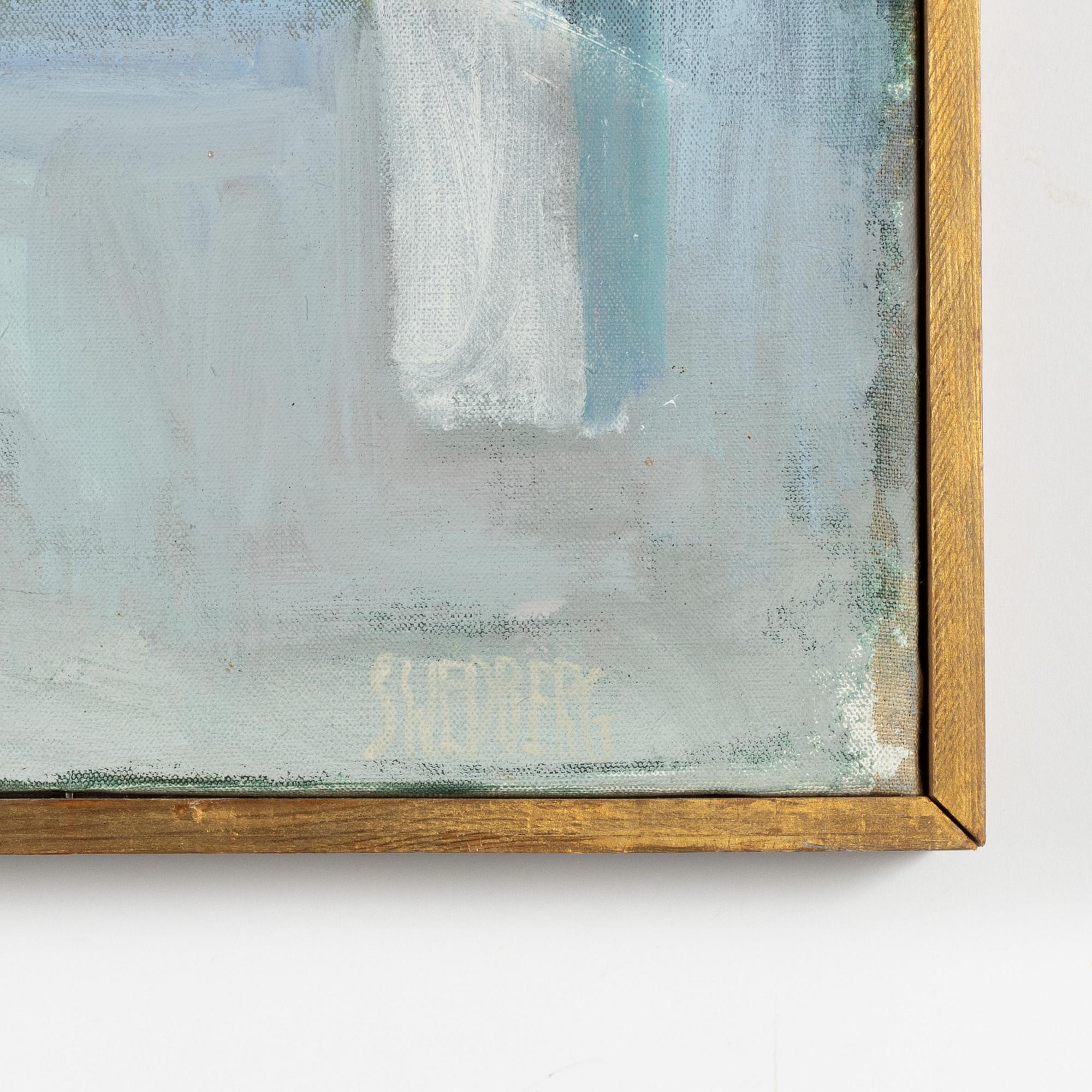 Rolf Swedberg, Stilleben med skulpturer.