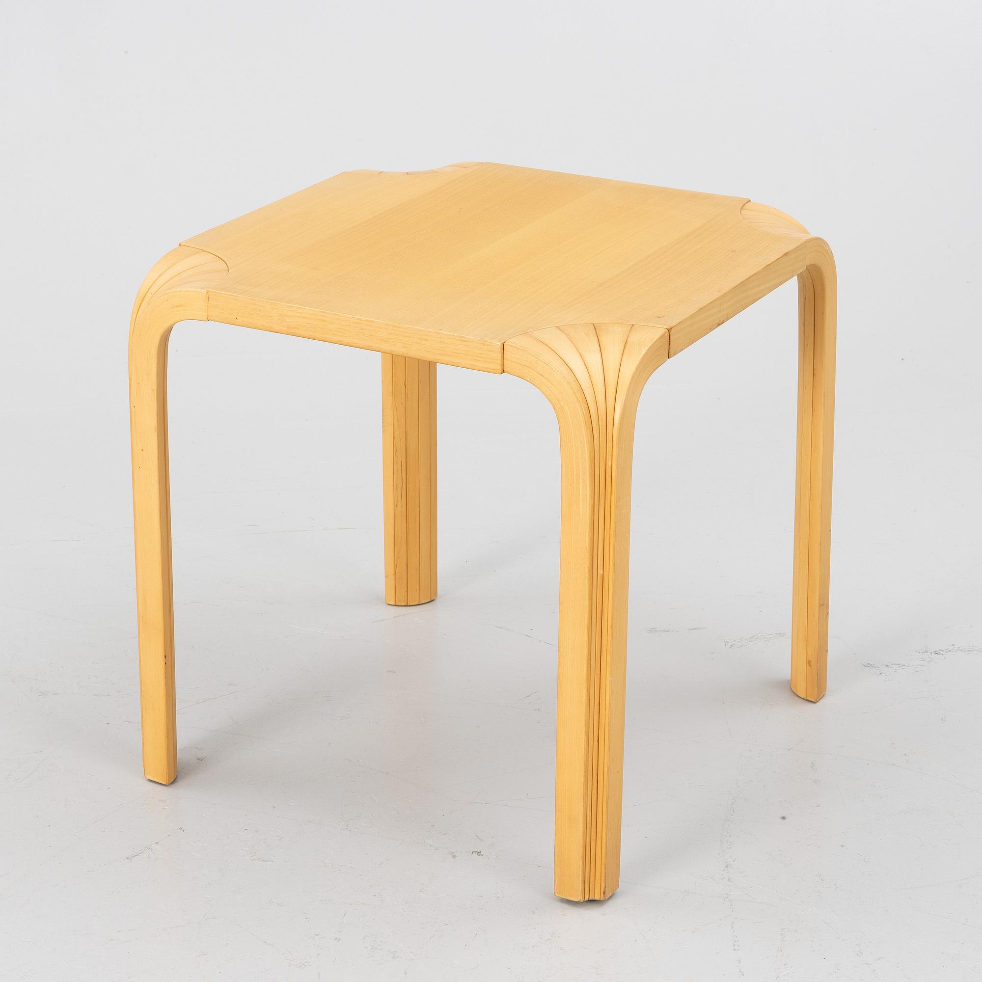 Alvar Aalto, a model X601 sidetable, Artek , Finland.