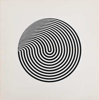 MARINA APOLLONIO, silkscreen, signed and numbered 45/230, 1966.