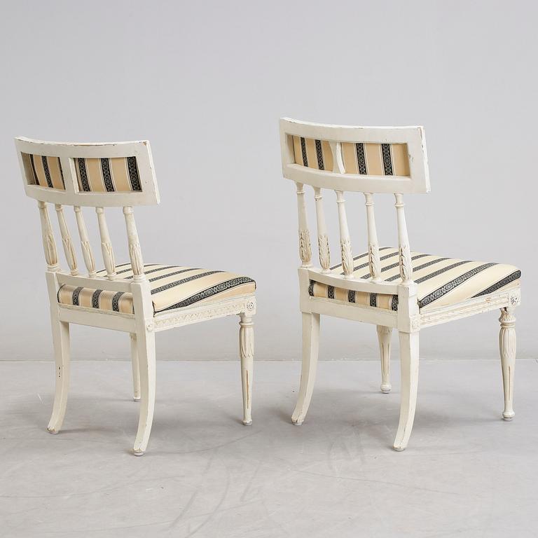 STOLAR, 2 st, Sengustavianska, 1800-talets första hälft.