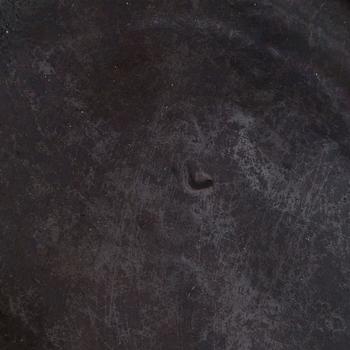 Marita Lybeck, A redclay bowl and plate, signed ML.