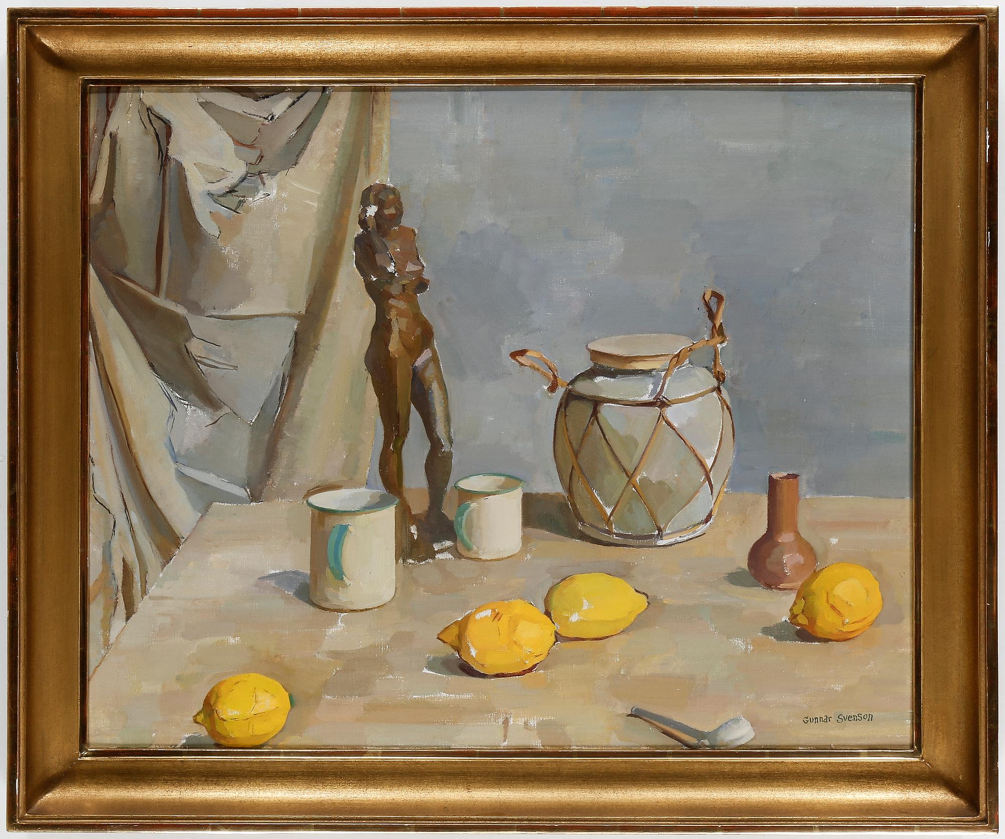 GUNNAR SVENSON, olja på duk, signerad.