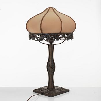 Bordslampa, jugend, tidigt 1900-tal.