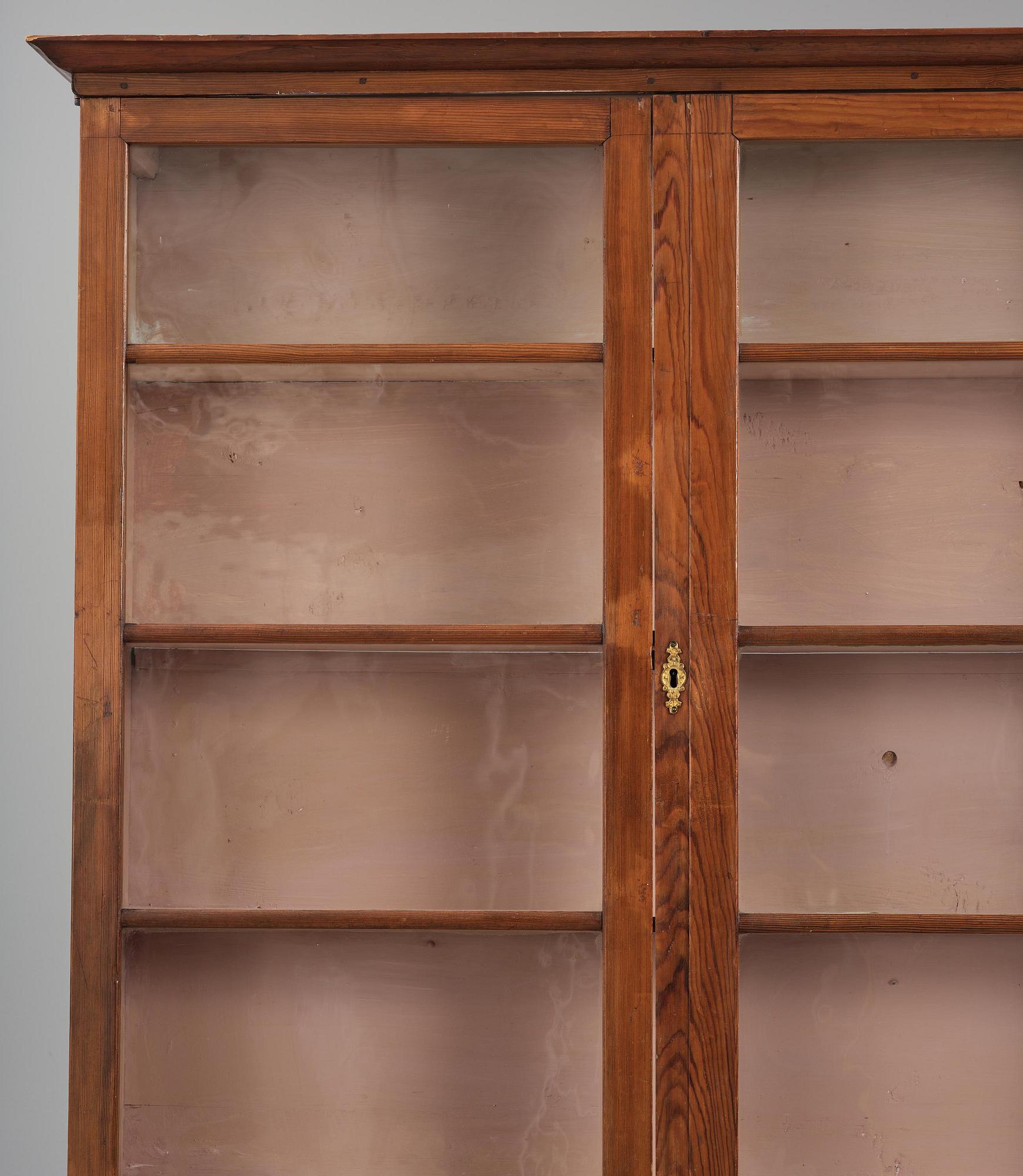 A pair of late Gustavian book cabinets, late 18th century.