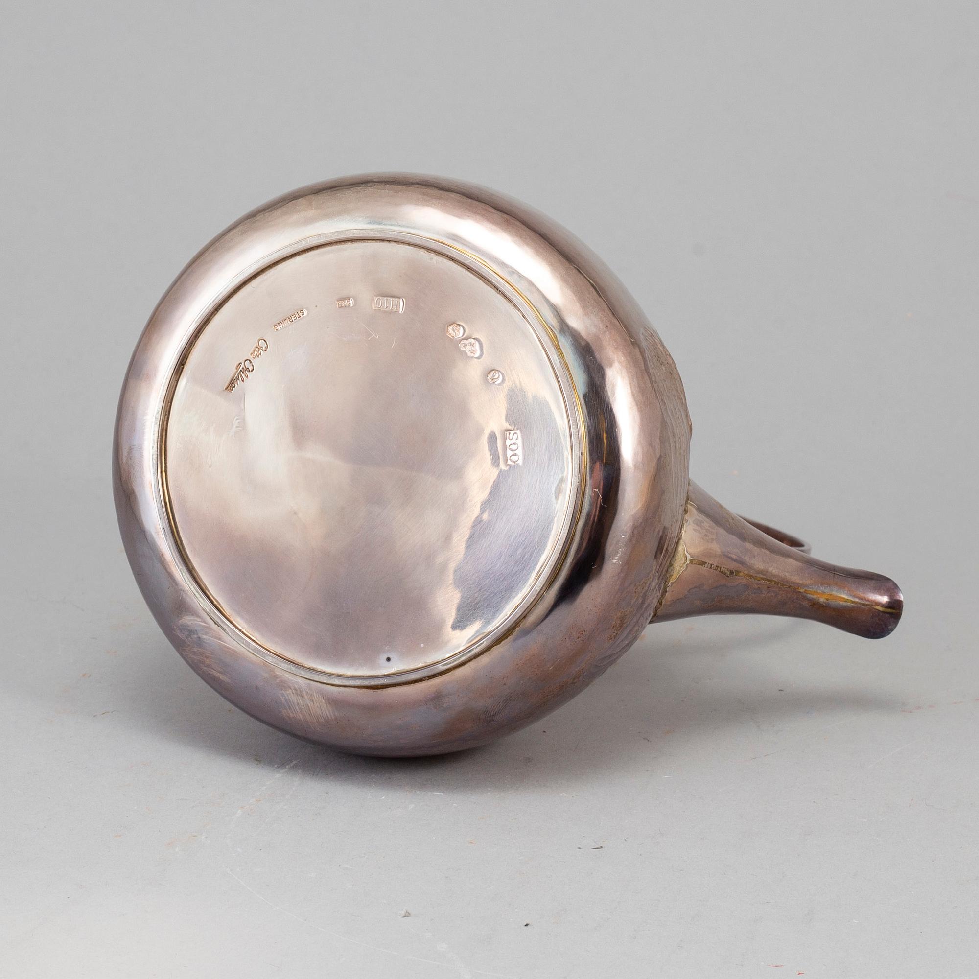 Olle Ohlsson, tekanna, Stockholm 1982, sterling.