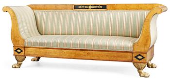 477. A Swedish Empire sofa.