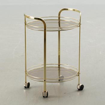 SERVERINGSVAGN, mässing, 1900-talets andra hälft.