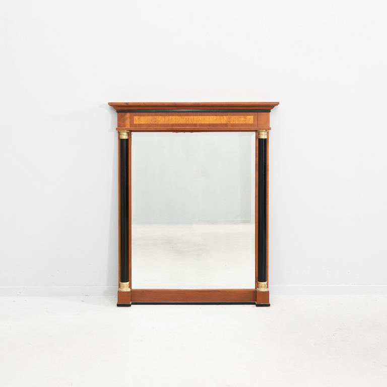 Empire-style mirror and console table, second half of the 20th century.