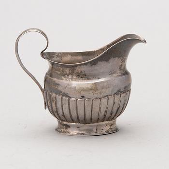 A 19th century silver creamer, mark of Olof Roland Lundgren Finland (1821-1882).