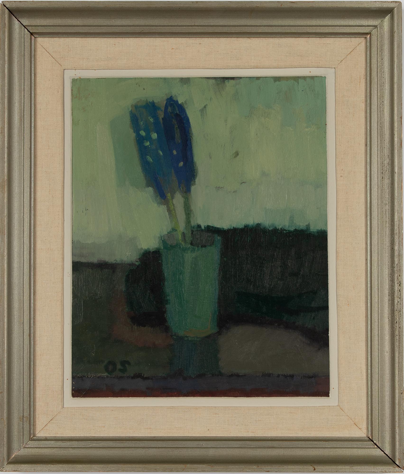 Olle Skagerfors, oil on canvas laid on panel, signed wit monogram.