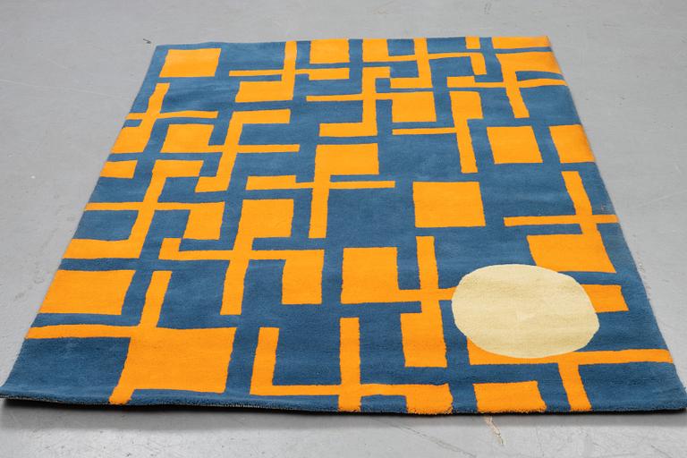 Olle Borg, matta, "Olleborg-2", handtuftad, ca 220 x 160 cm, signerad Olle Borg 1/10 på baksidans ena etikett.