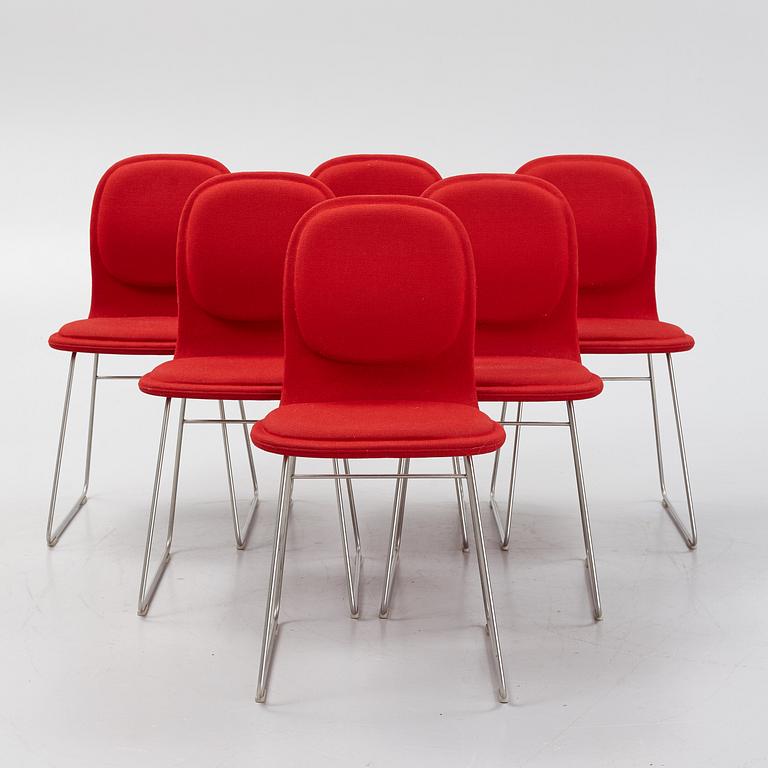 Jasper Morrison, six ''Hi Pad' chairs, Cappellini, Italy.