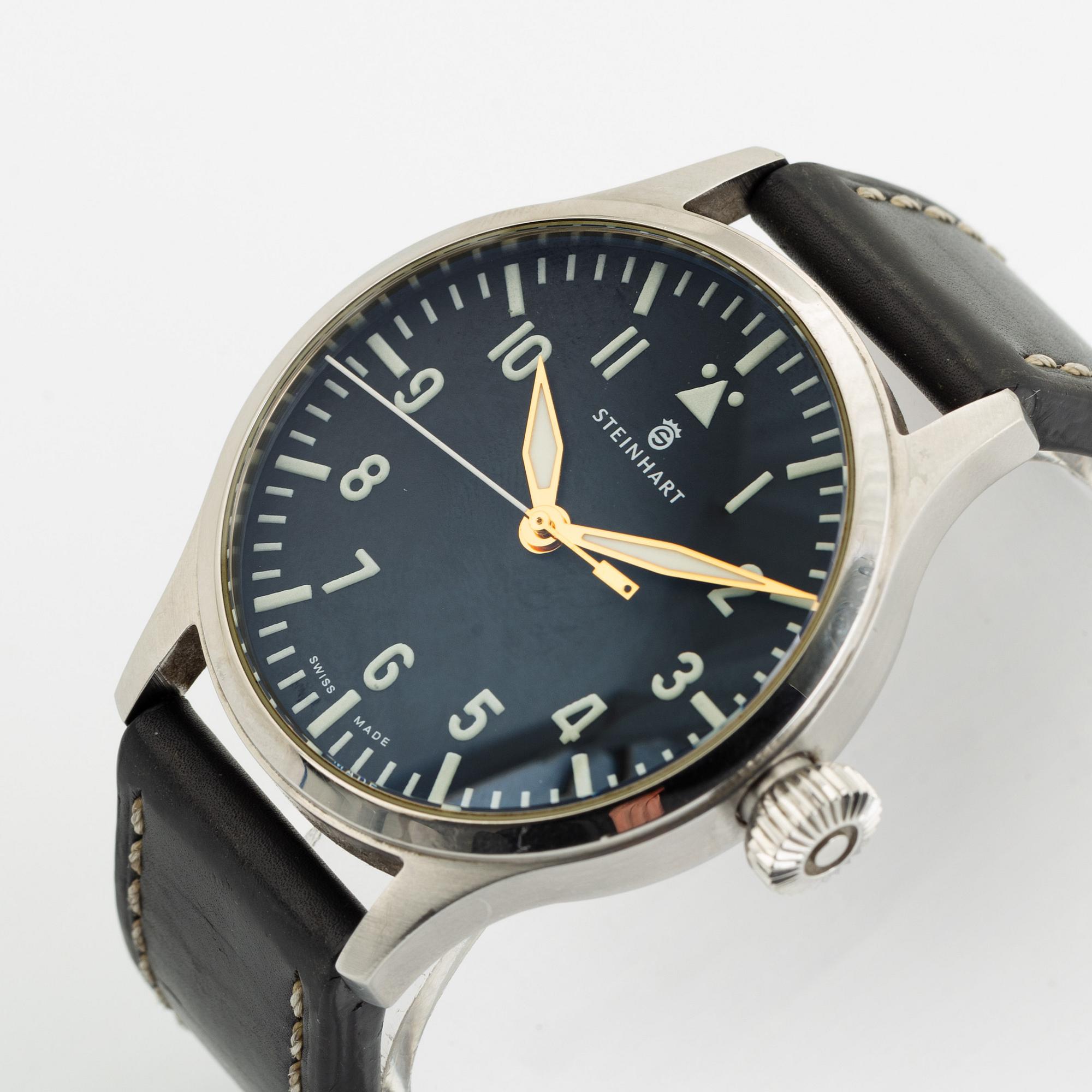 Steinhart, Nav B-Uhr 44 Premium, armbandsur, 44 mm.
