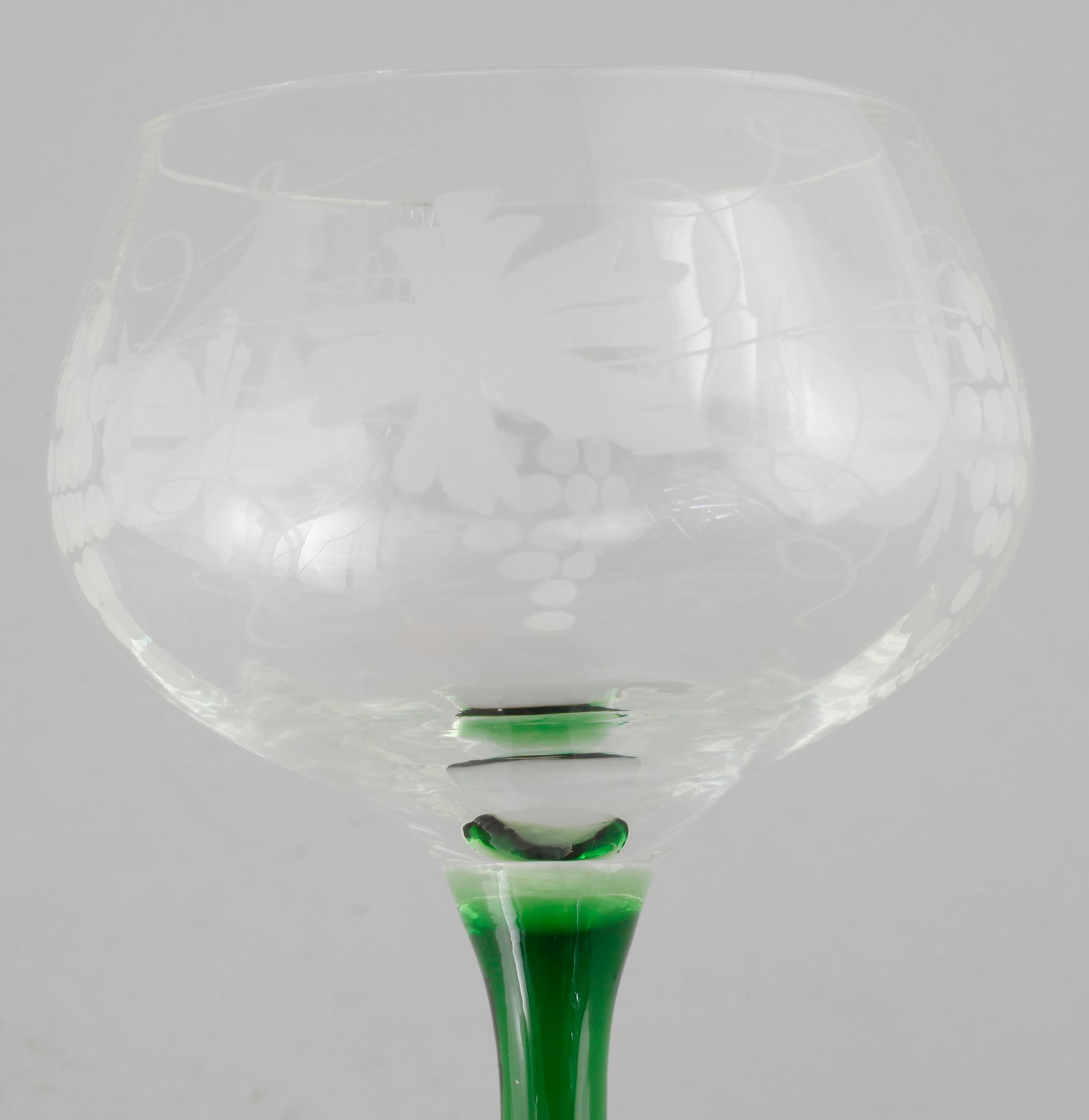 REMMARE, 12 st, glas, Kosta Boda, 1900-tal.