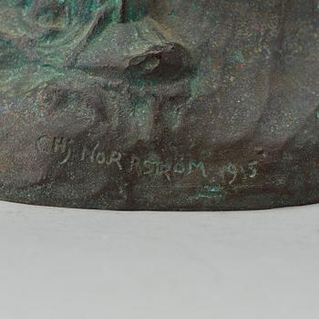 CARL HJALMAR NORRSTRÖM, bordslampa, Sverige 1915, jugend.