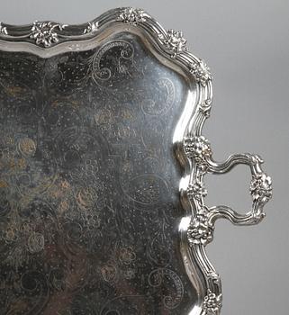 BRICKA, nysilver, nyrokoko, omkring 1900.