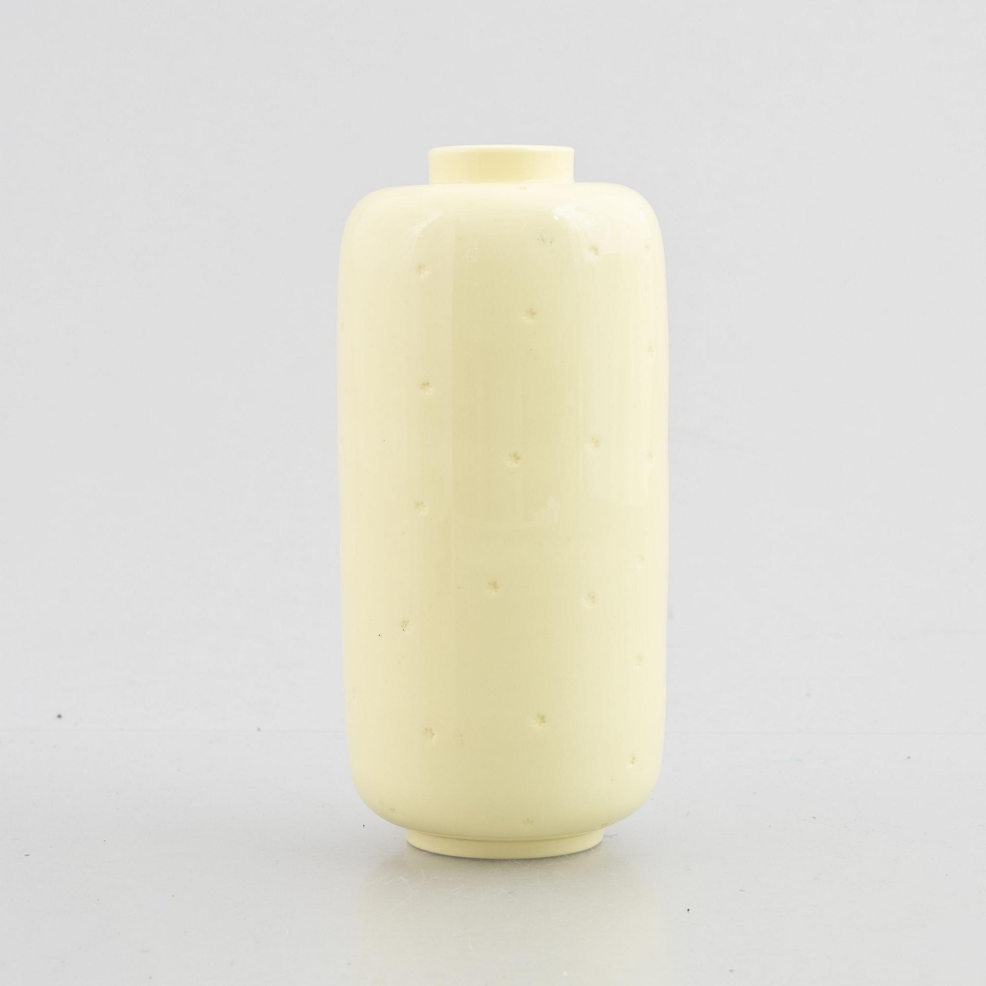 Wilhelm Kåge, a stoneware vase, Gustavsberg, 1938.