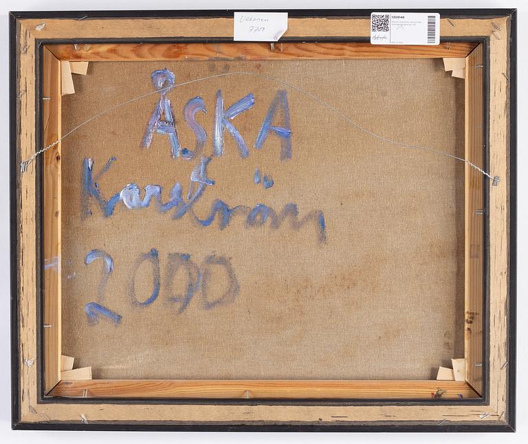 Mauritz Karström, oil on canvas, signed. dated 2000 verso.