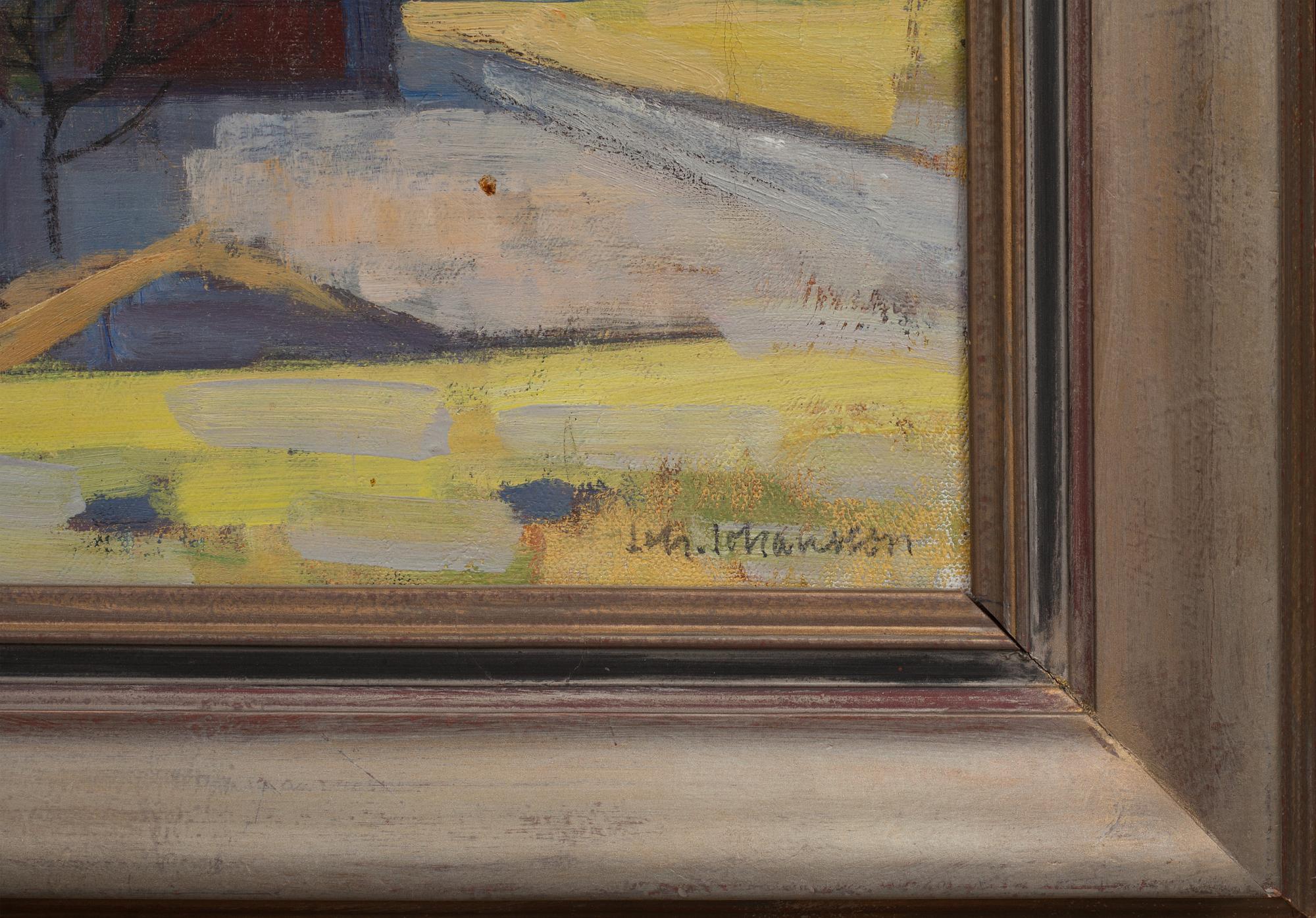 JOHAN JOHANSSON, olja på duk, signerad.