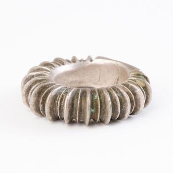 RINGAR, 4 st, silver, Indien före 1960-tal.