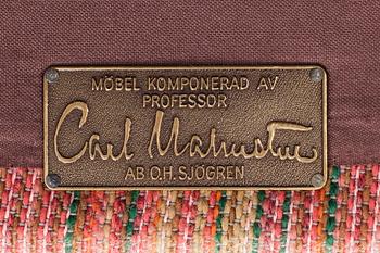 FÅTÖLJER, ett par, "Samsas" design Carl Malmsten.
