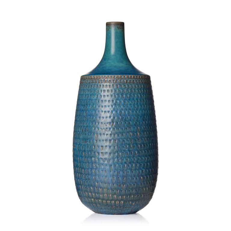 Stig Lindberg, a stoneware vase, Gustavsberg Studio, 1960.